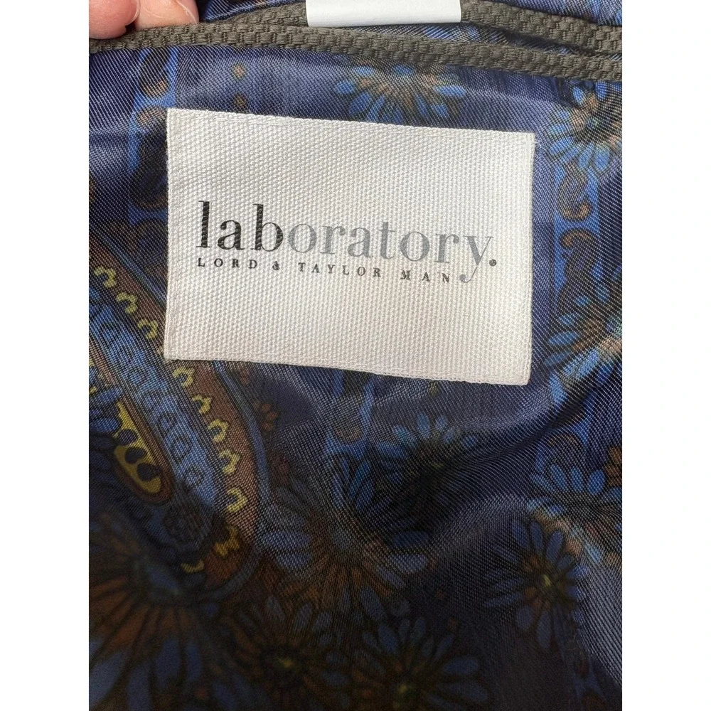 Laboratory Lord & Taylor Men's Blazer‎ Sport Coat Textured Two Button Size 40R